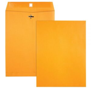 manila envelopes, 10" x 13", clasp closure, brown kraft, box of 100